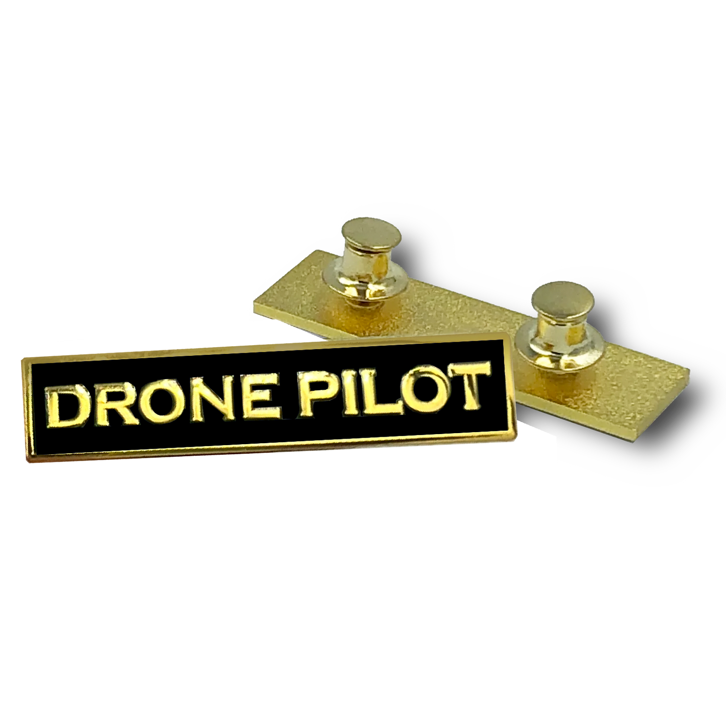 PBX-013-D DRONE PILOT Black Commendation Bar Pin Police Government Real Estate Commercial FAA Construction Photographer