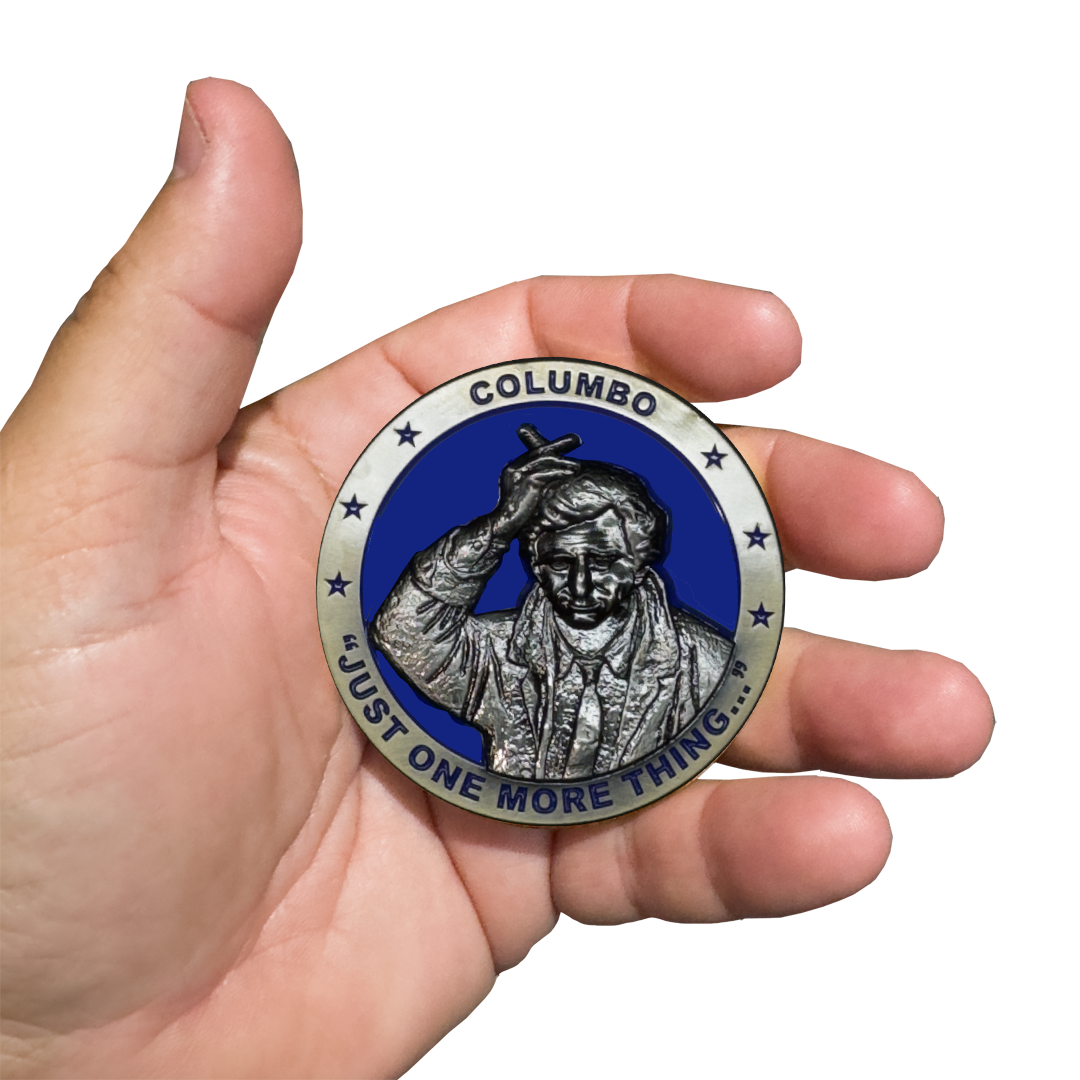 discontinue BL7-005 LAPD Columbo Challenge Coin Los Angeles Police Department Homicide Lieutenant