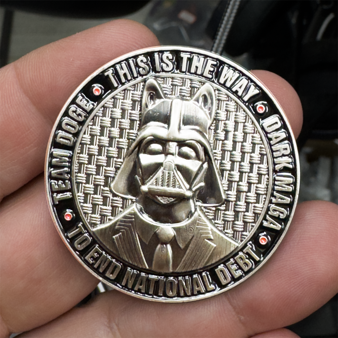 EL17-11 Doge Vader Dark MAGA Rogue Tactical Terrorism Response Team 10 TTRT Challenge Coin CBP