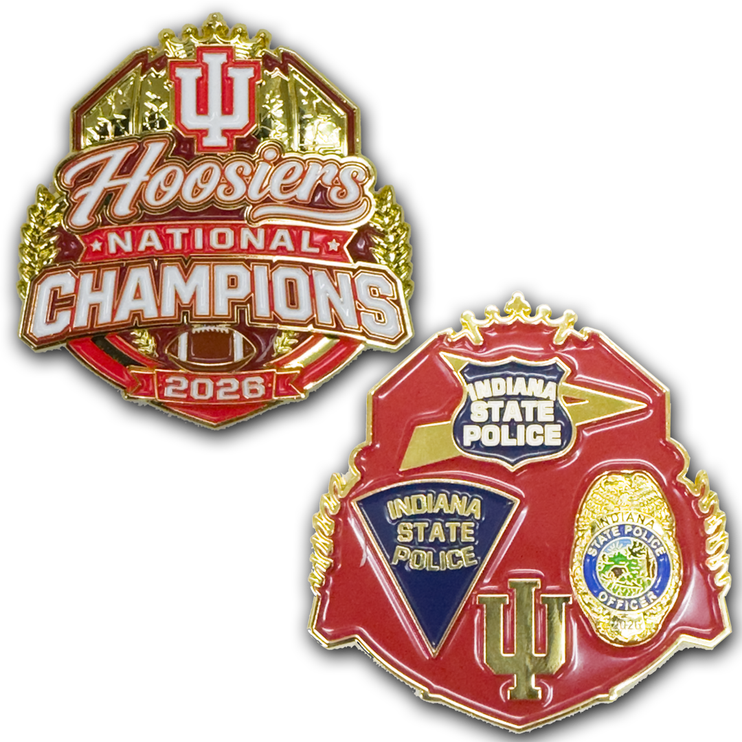 EL6-24 Indiana State Police Security Detail for Hoosiers 2026 Challenge Coin