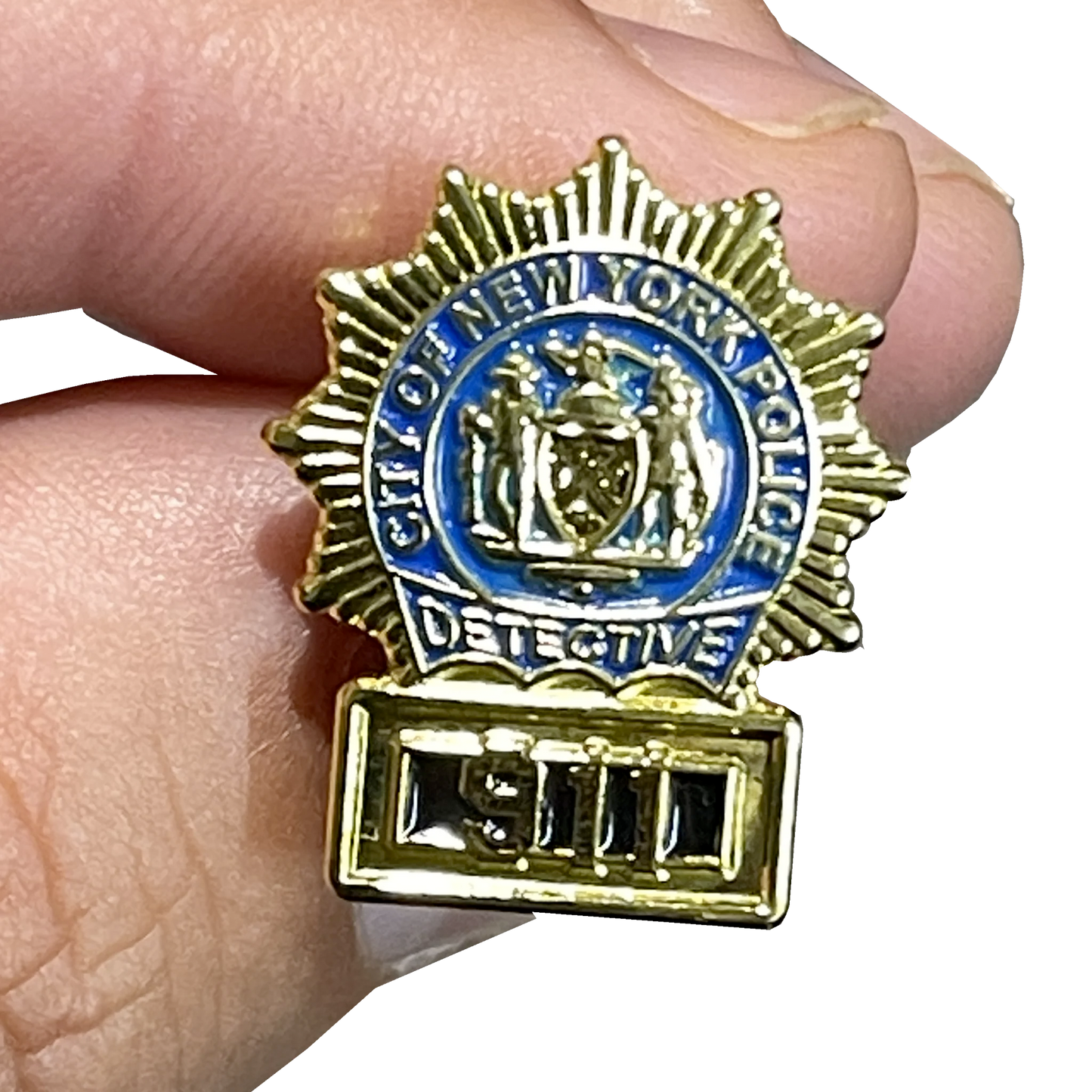 BL15-010 New York City Police Detective NYPD 911 Pin