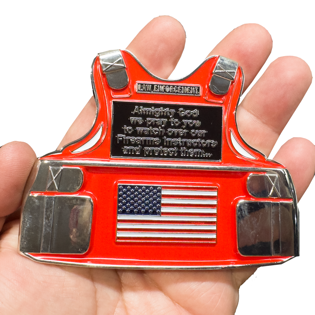 CL12-06 Firearms Instructor Body Armor Challenge Coin