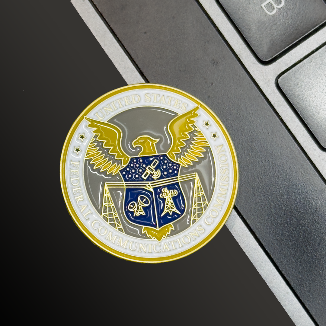 PBX-013-A FCC Lapel Pin Federal Communications Commission