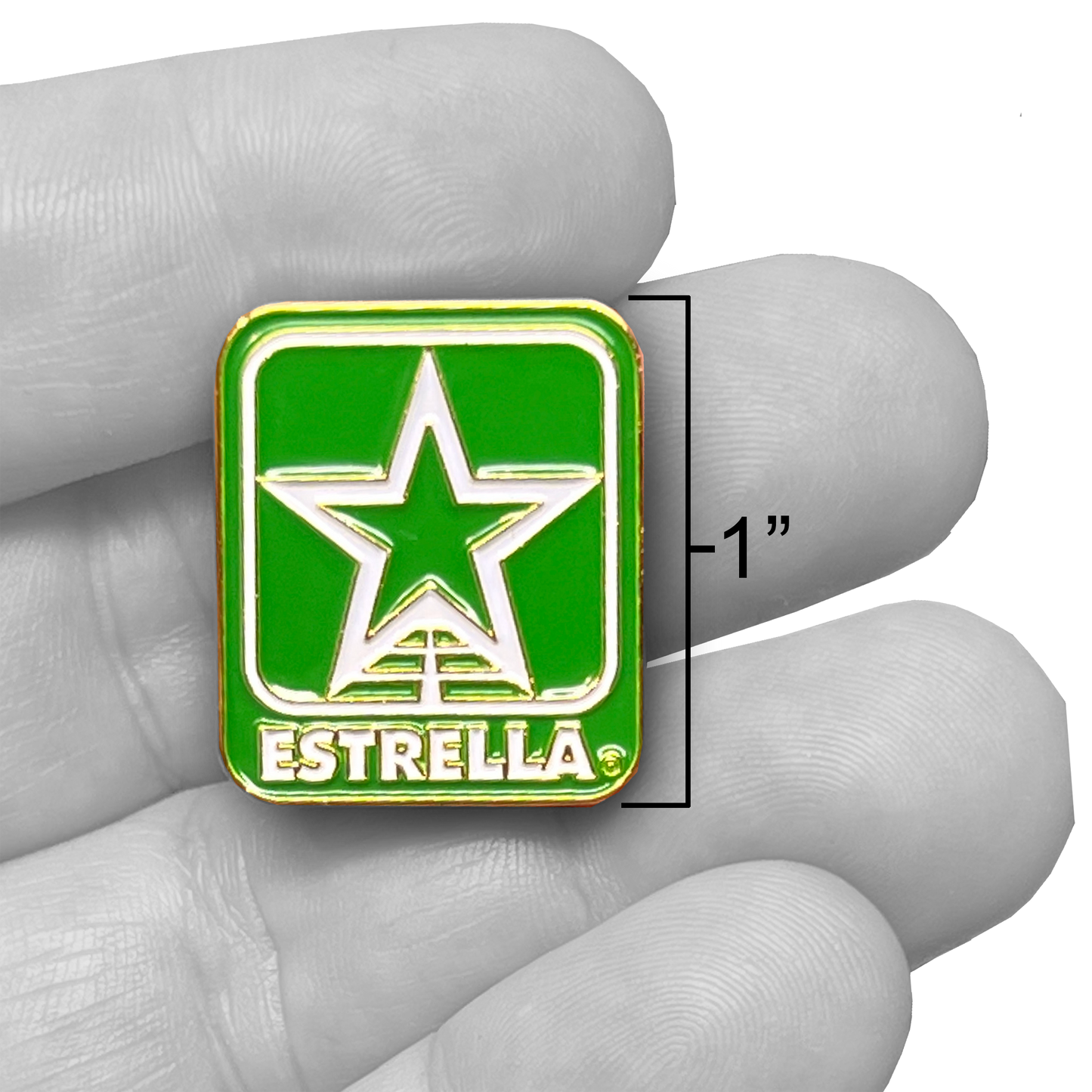 EL11-018 Estrella Insurance Agent Franchisee star logo green Lapel Pin