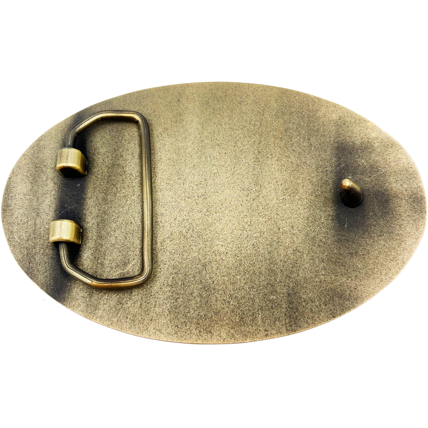 EL3-006 Border Patrol Agent Deputy Sheriff Army Marines CBP Police Officer Antique Gold Thin Green Line Police American Flag Belt Buckle America's Front Line Oath Taker BPA Border Patrol Agent
