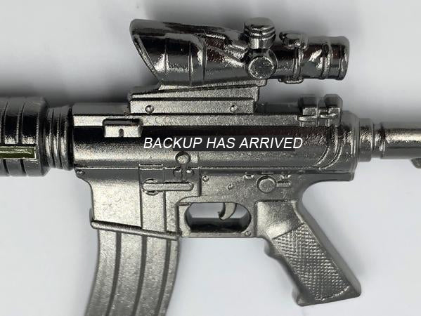 BL3-019 M4 **Thin Green Line** Challenge Coin Police, Army, Border Patrol CBP (4.5 inch)