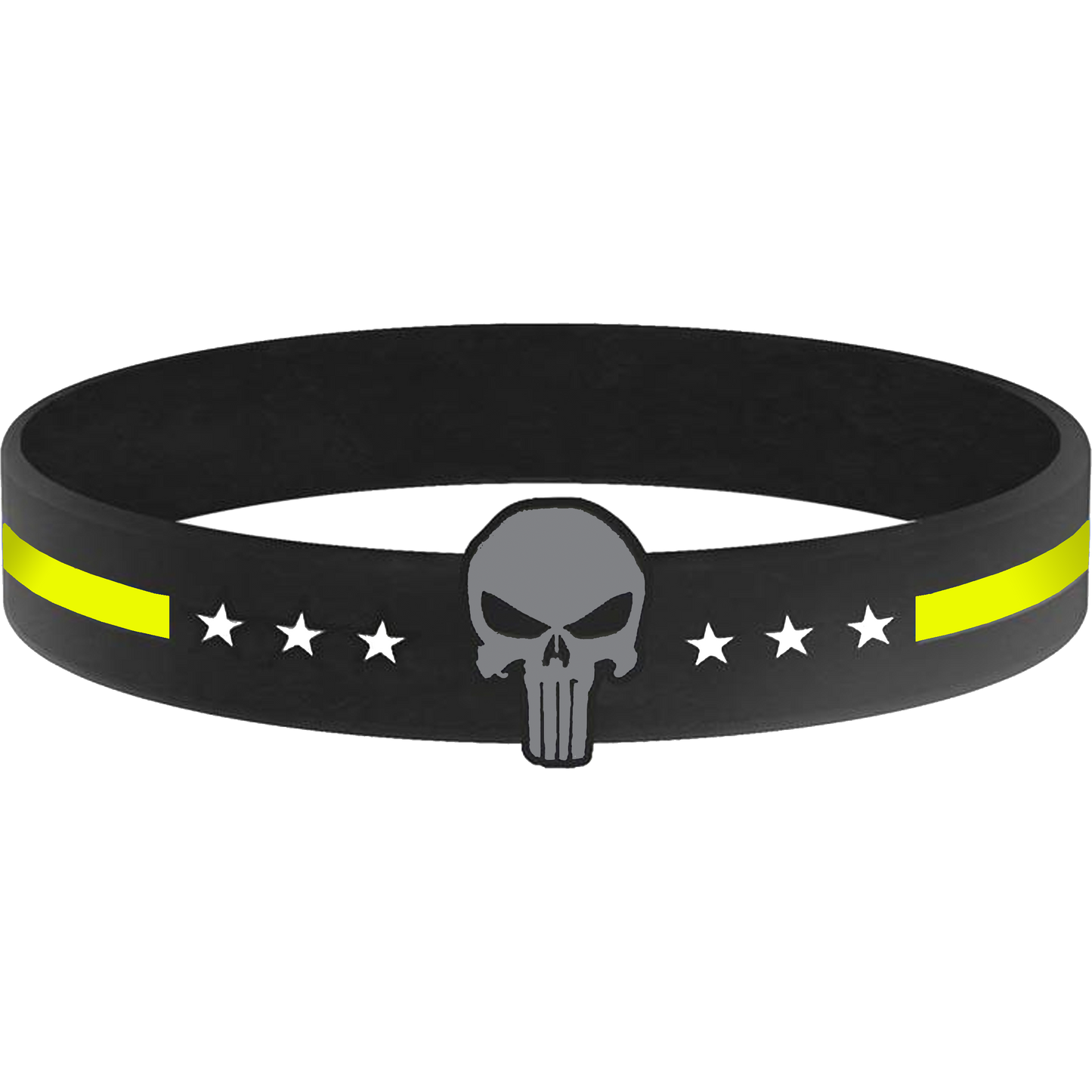 Thin Gold Line Silicon Bracelet (YELLOW) Dispatcher, Emergency, 911