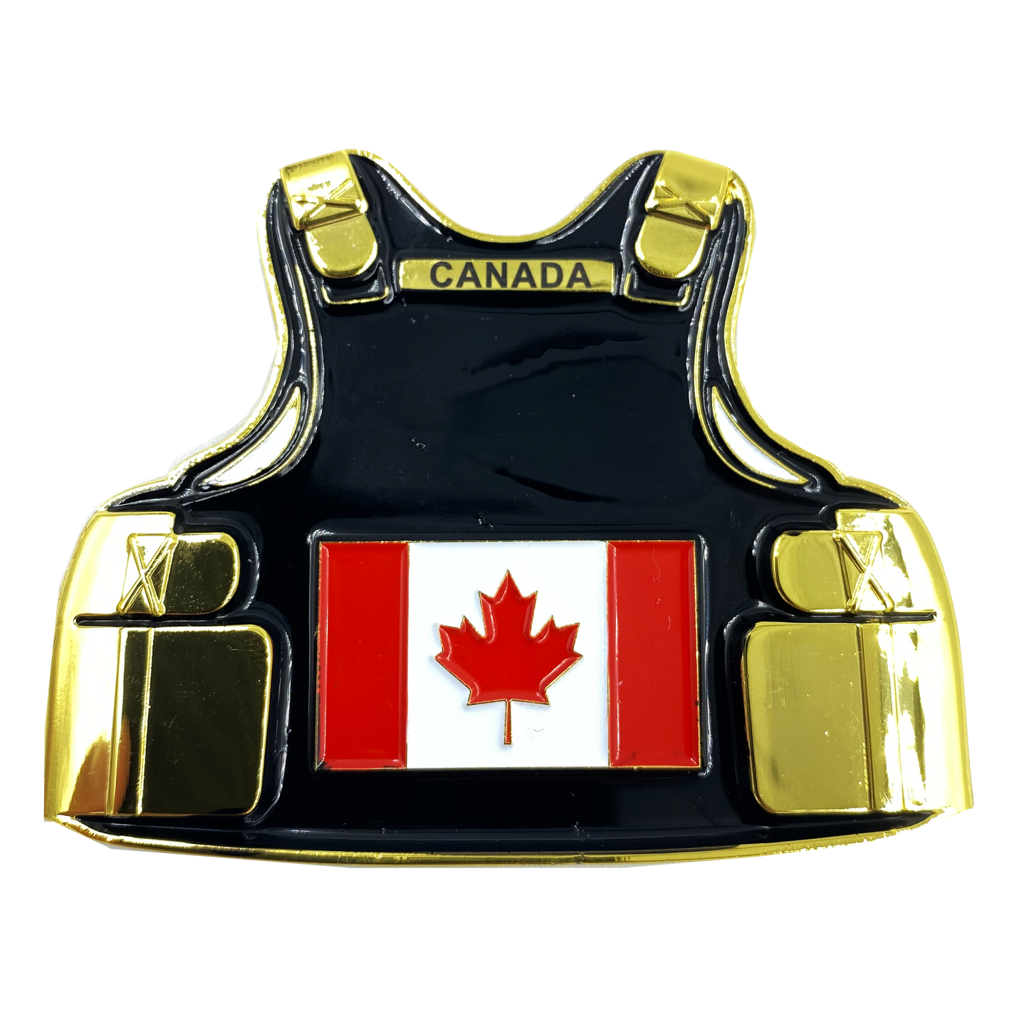 DD-002 CBSA Canada LEO Thin Blue Line Police Body Armor Canada Border Services Agency Challenge Coins