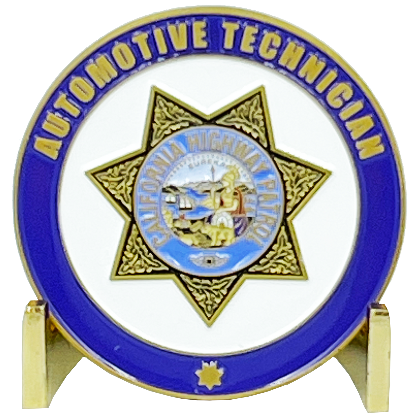 BL9-012 CHP California Highway Patrol Automative Technician Challenge Coin Motor Carrier Specialist