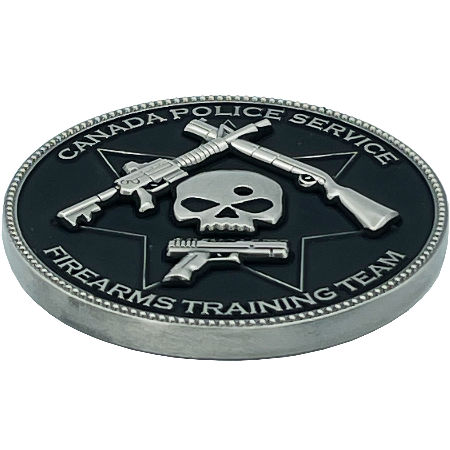 EL6-003 Canada Police Service Calgary Vancouver M4 Shotgun Pistol Toronto Firearms Instructor Challenge Coin