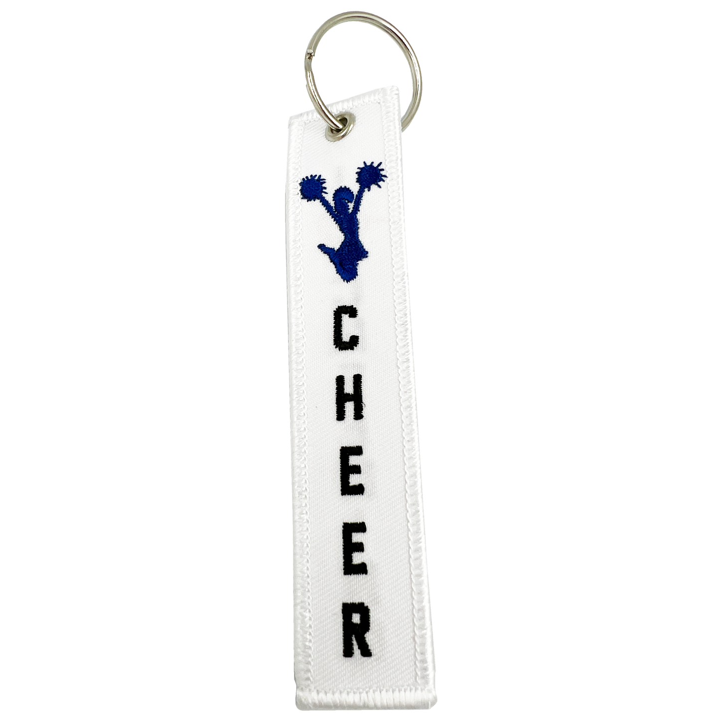 Discontinued GL8-008 Cheerleading Cheer Cheerleader Keychain or Luggage Tag or zipper pull School Spirit