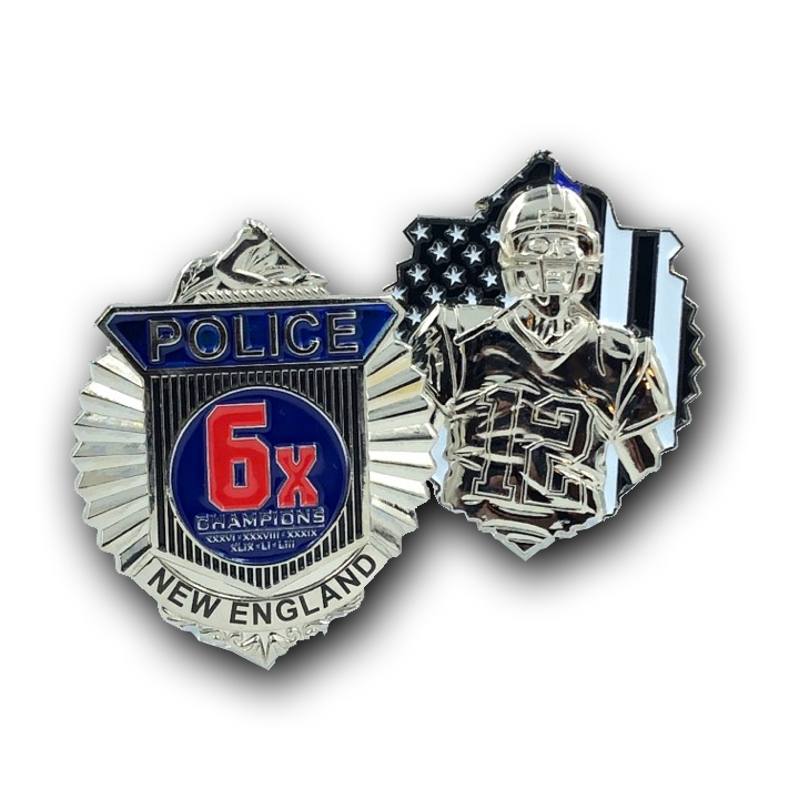 G-009 Patriots Tom Brady New England inspired Challenge Coin Massachusetts
