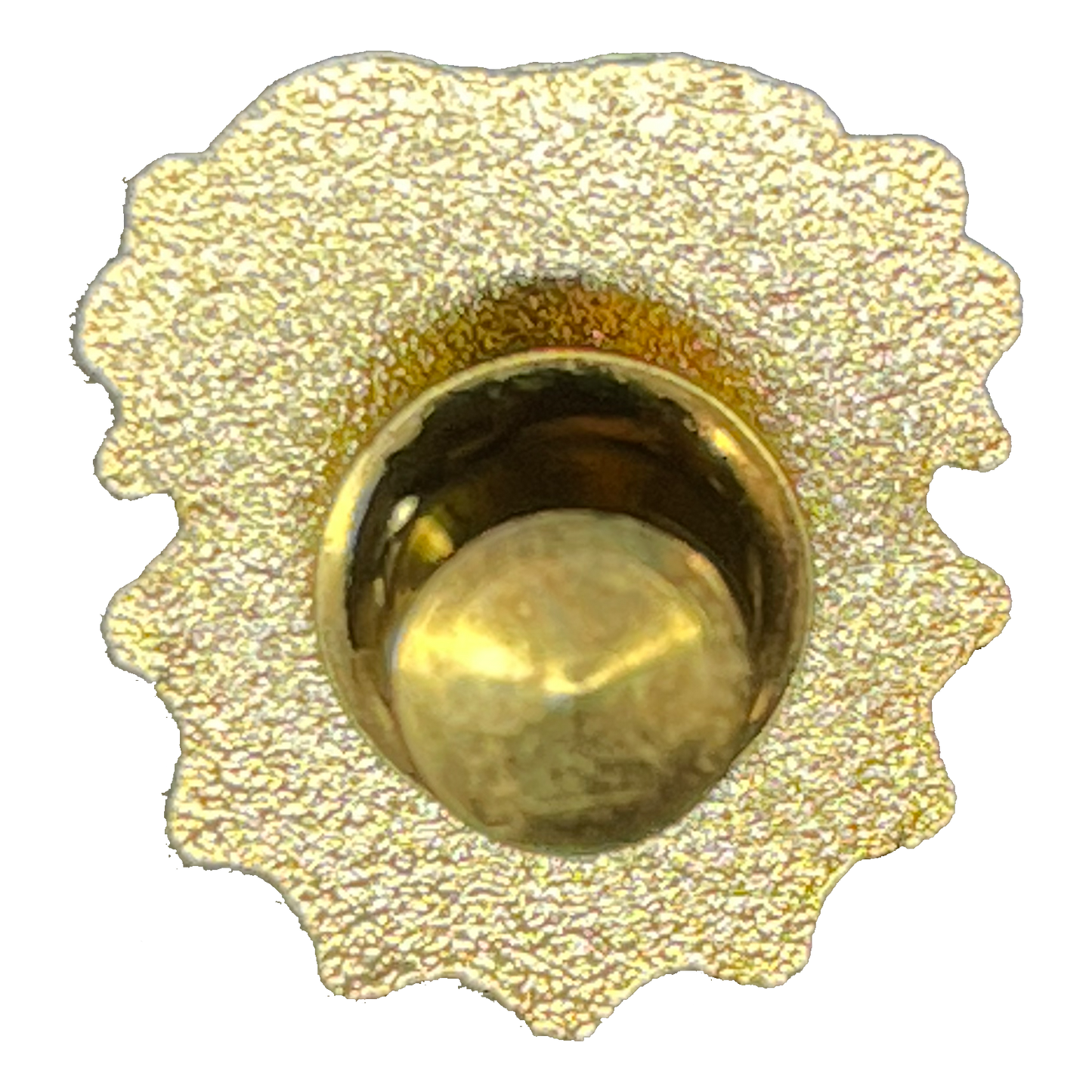 BL16-020 NYPD Commissioner Lapel Pin real 24KT Gold and Silver Plated