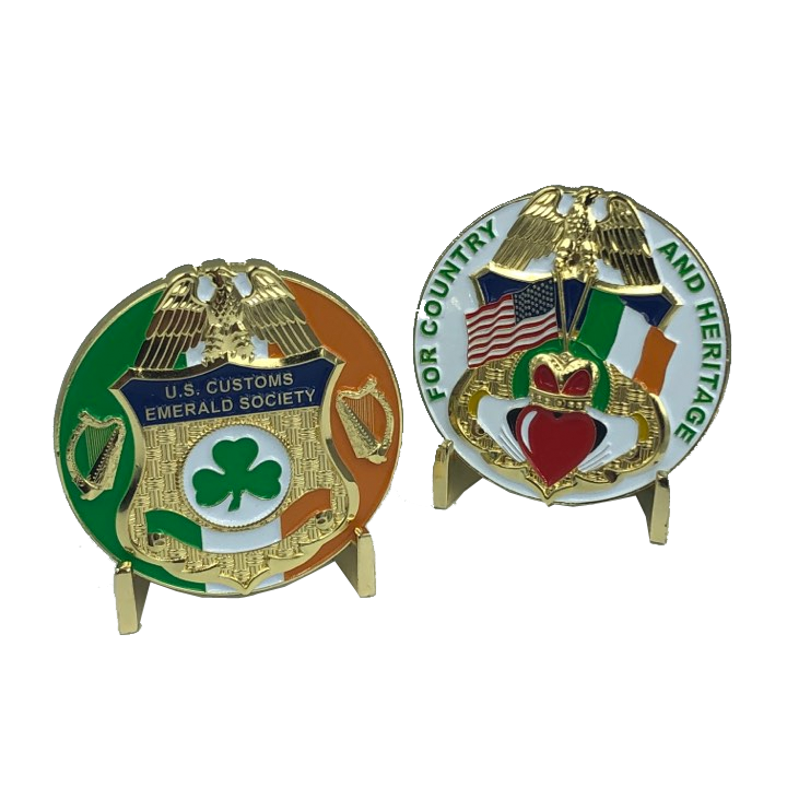 J-012 CBP Customs Emerald Society Challenge Coins