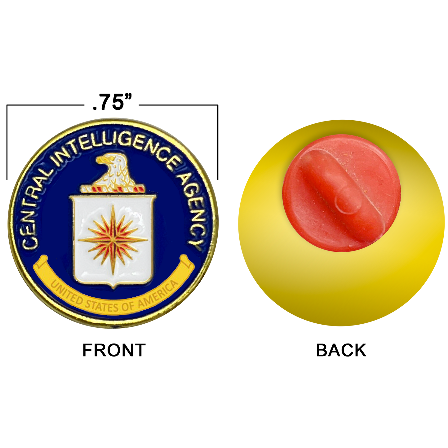 BFP-010 CIA Central Intelligence Agency Lapel Pin