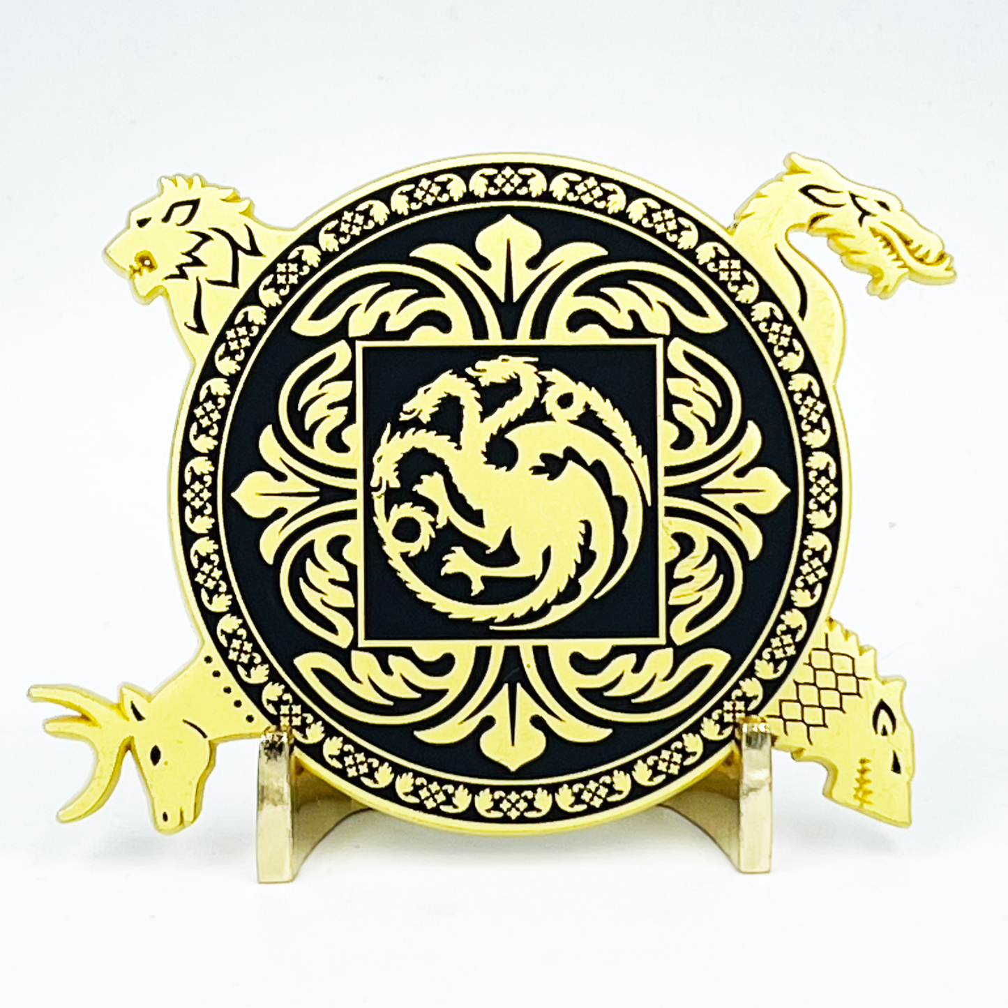 EL7-05 GoT challenge coin Game of Thrones Targaryen Lannister Baratheon Stark