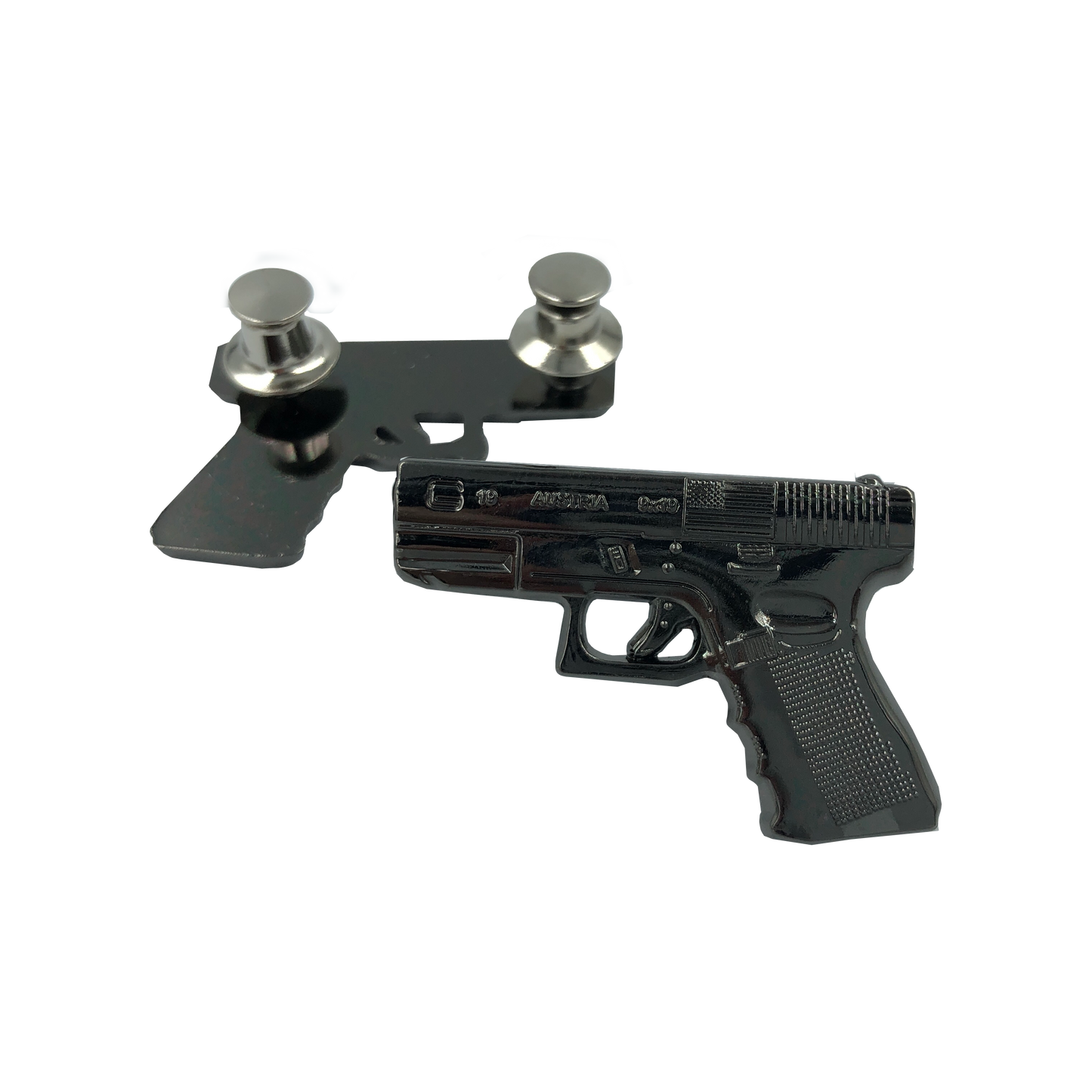 CL5-005 Black nickel plated challenge coin pin NYPD FBI DEA CBP Secret Service Police