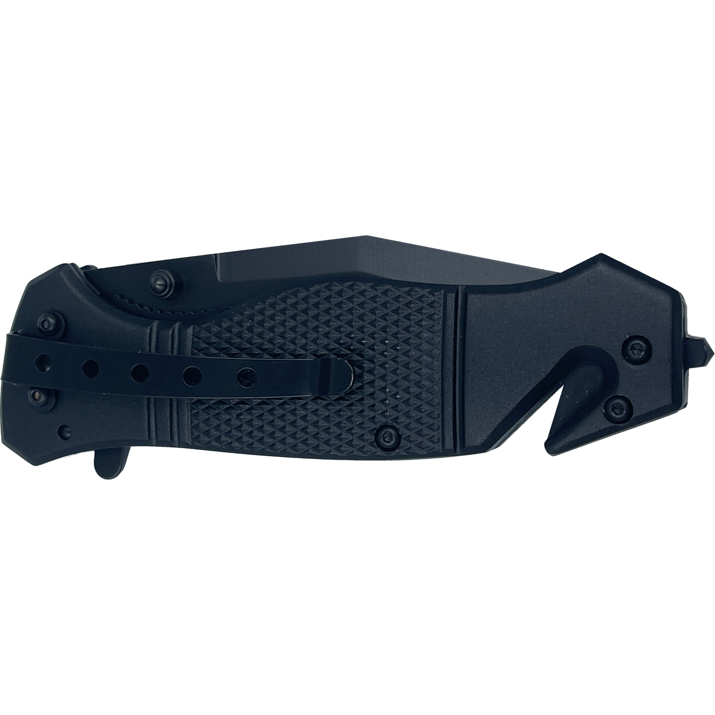 FDLE collectible 3-in-1 Police Tactical Rescue knife tool with Seatbelt Cutter, Steel Serrated Blade, Glass Breaker Special Agent