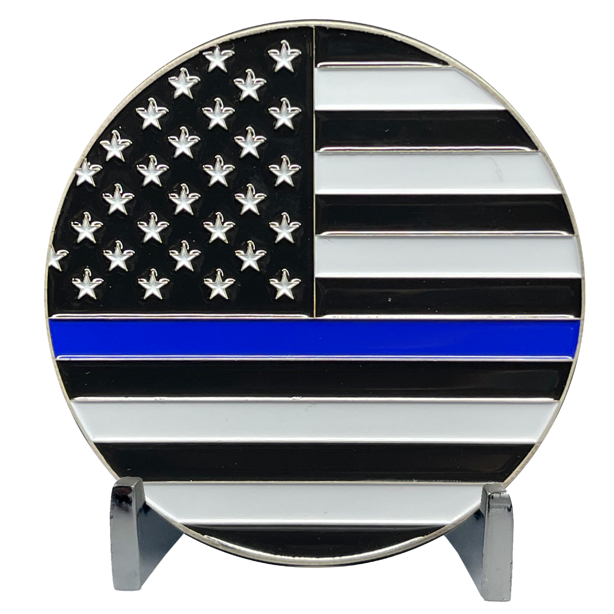 discontinued BL10-005 LAPD Thin Blue Line Challenge Coin Los Angeles Police Department Homicide Lieutenant