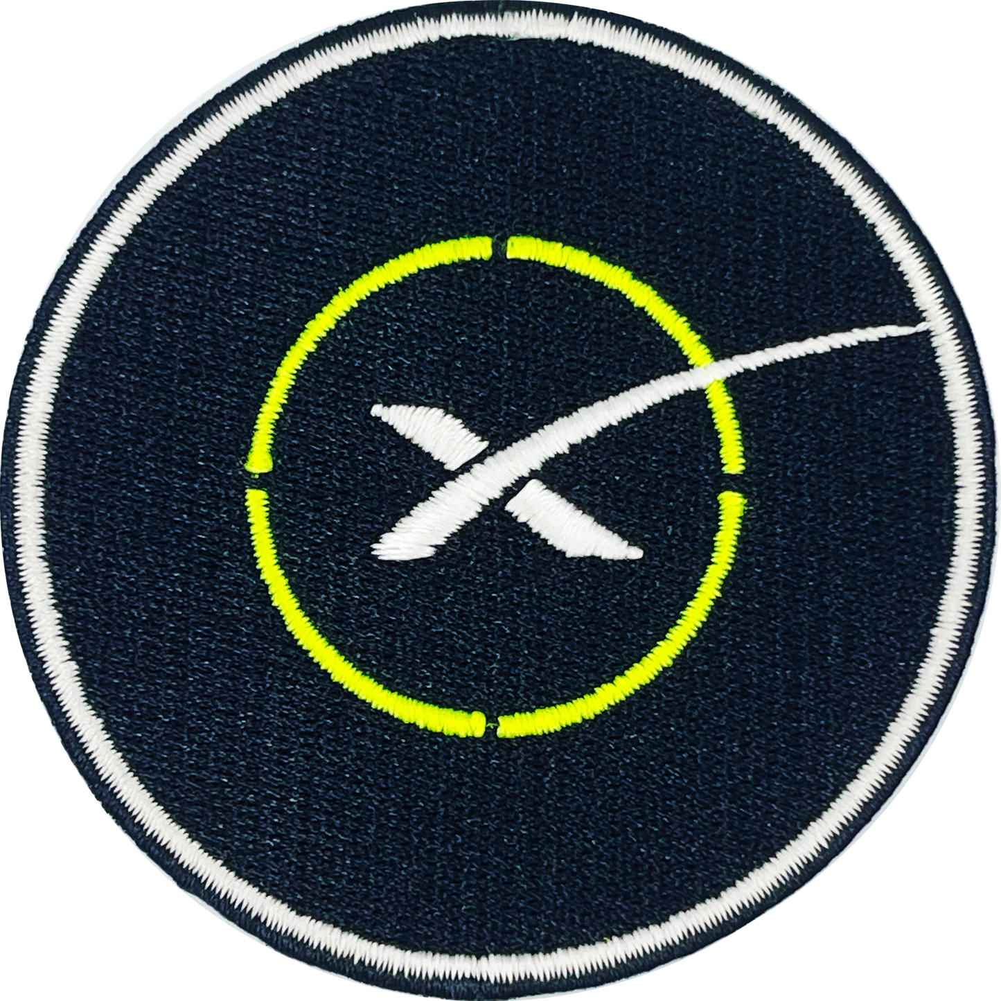 discontinued BL13-019 SpaceX Landing Pad Landing Zone iron-on patch