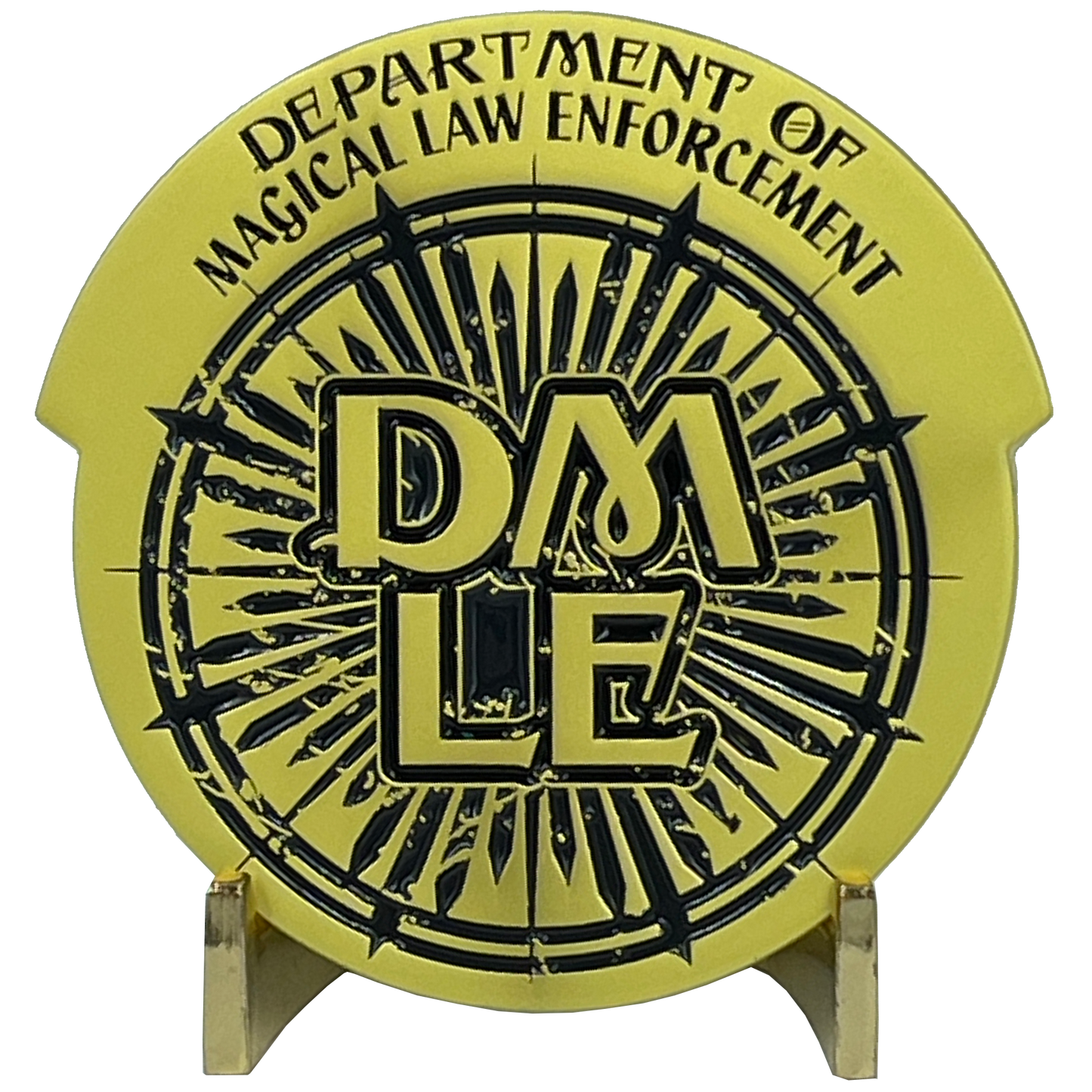 EL8-013 Platform 9 3/4 King's Cross London Train token Department of Magical Law Enforcement DMLE Challenge Coin
