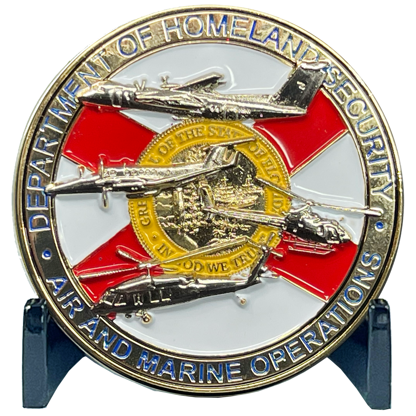 EL6-014 Miami Air and Marine CBP AMO challenge coin