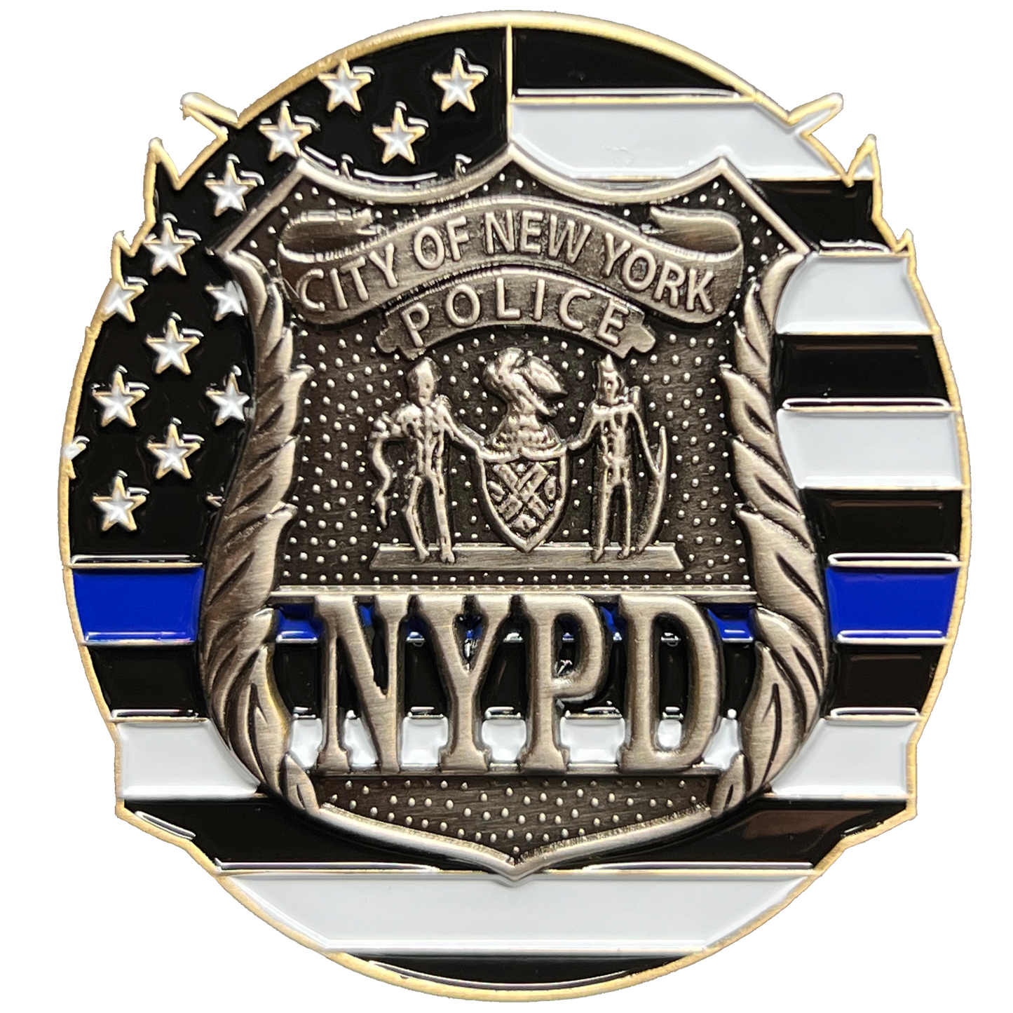 GL13-008 NYPD New York City Police Negotiator Challenge Coin Negotiator