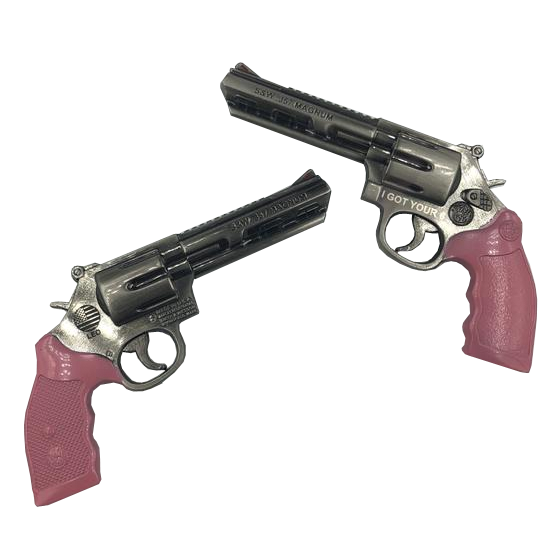 F-013 Pink S&W Magnum “I got your 6” Challenge Coin CBP Police LEO Breast Cancer Awareness