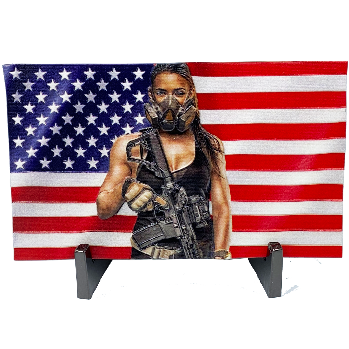 BL1-08A Pistol Packing M4 Patriot Princess is powHERful 2A Challenge Coin