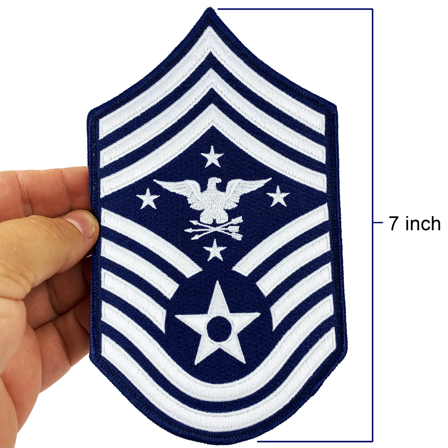 DL5-06 Senior Enlisted Advisor to the Chairman of the Joint Chiefs of Staff Air Force Senior Enlisted Advisor Chief Master Sergeant Rank (Eagle Looking Right) USAF Patch