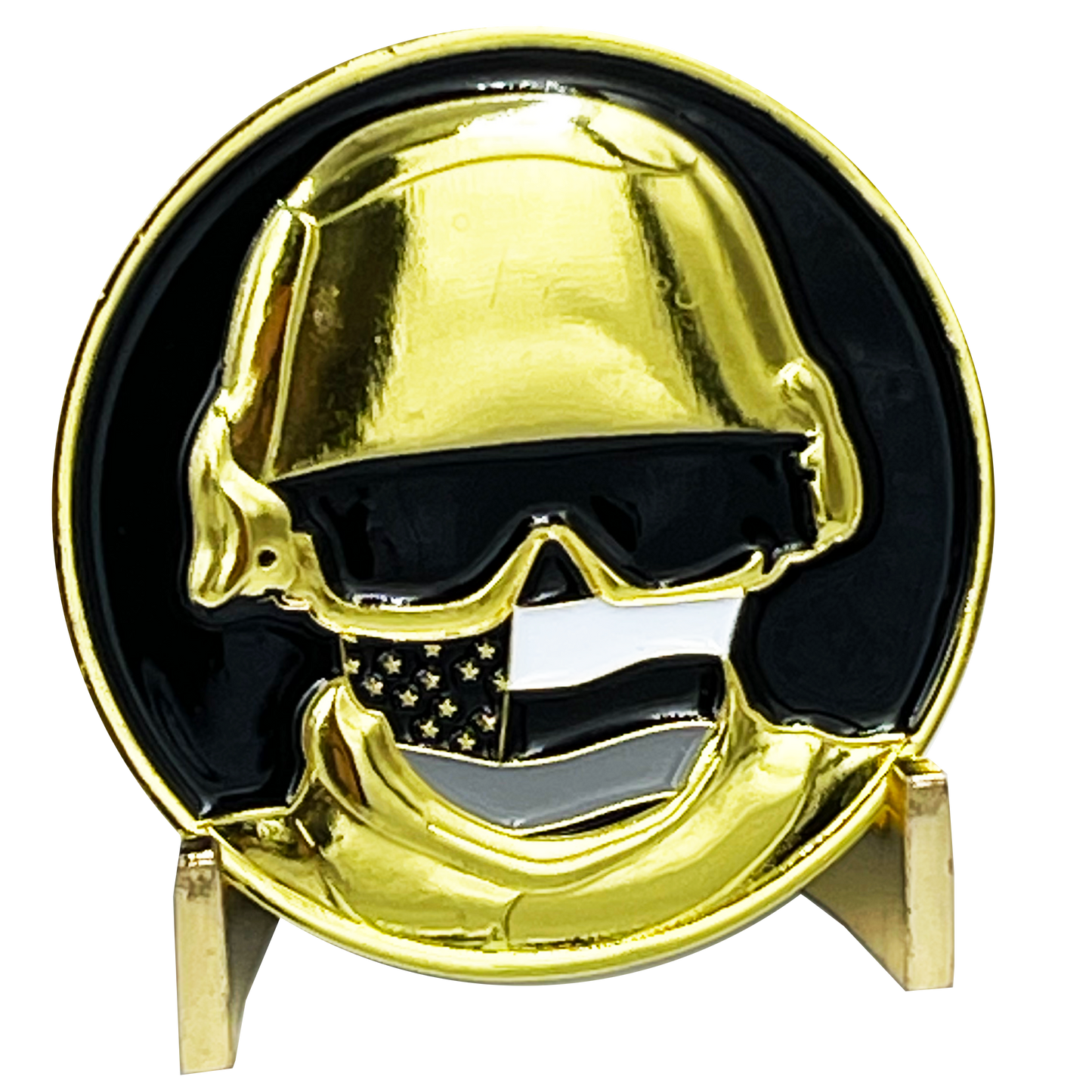 BL7-002 RRT Rapid Response Team Thin Gray Line Challenge Coin Corrections SWAT Correctional Officer