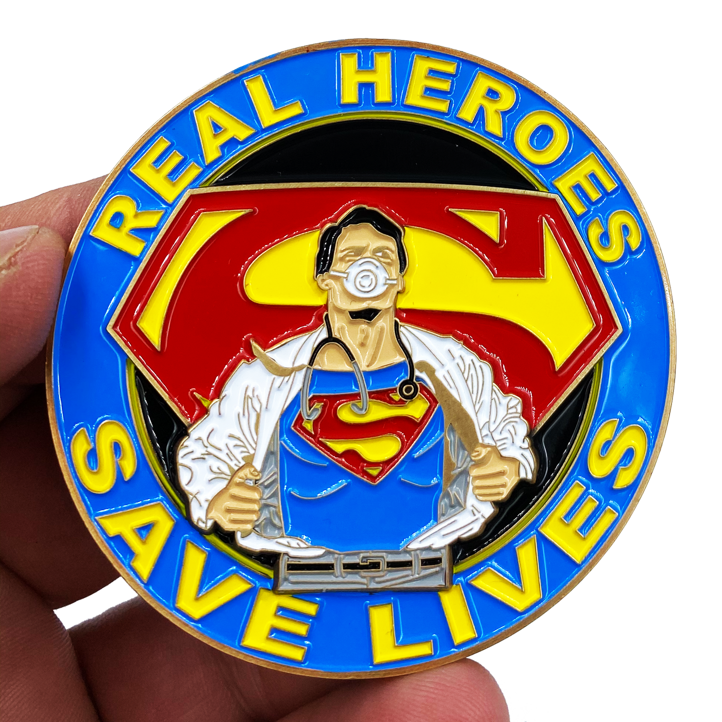 discontinued CL3-13 Doctor Nurse RN EMT Paramedic Therapist Technician Challenge Coin Pandemic