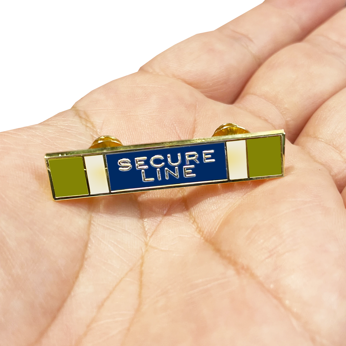 BL5-021 Secure Line Riot Crowd Control Civil Unrest Unit Citation Commendation Bar Pin Police CBP LAPD Minneapolis Chicago NYPD