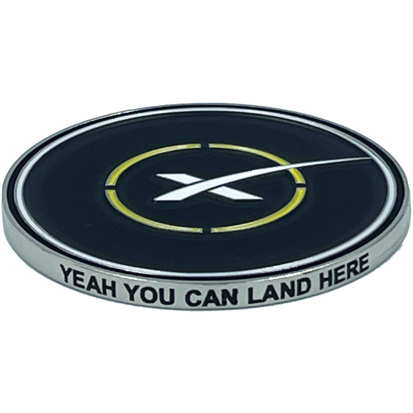 BL12-9 SpaceX Landing Pad Challenge Coin Landing Zone