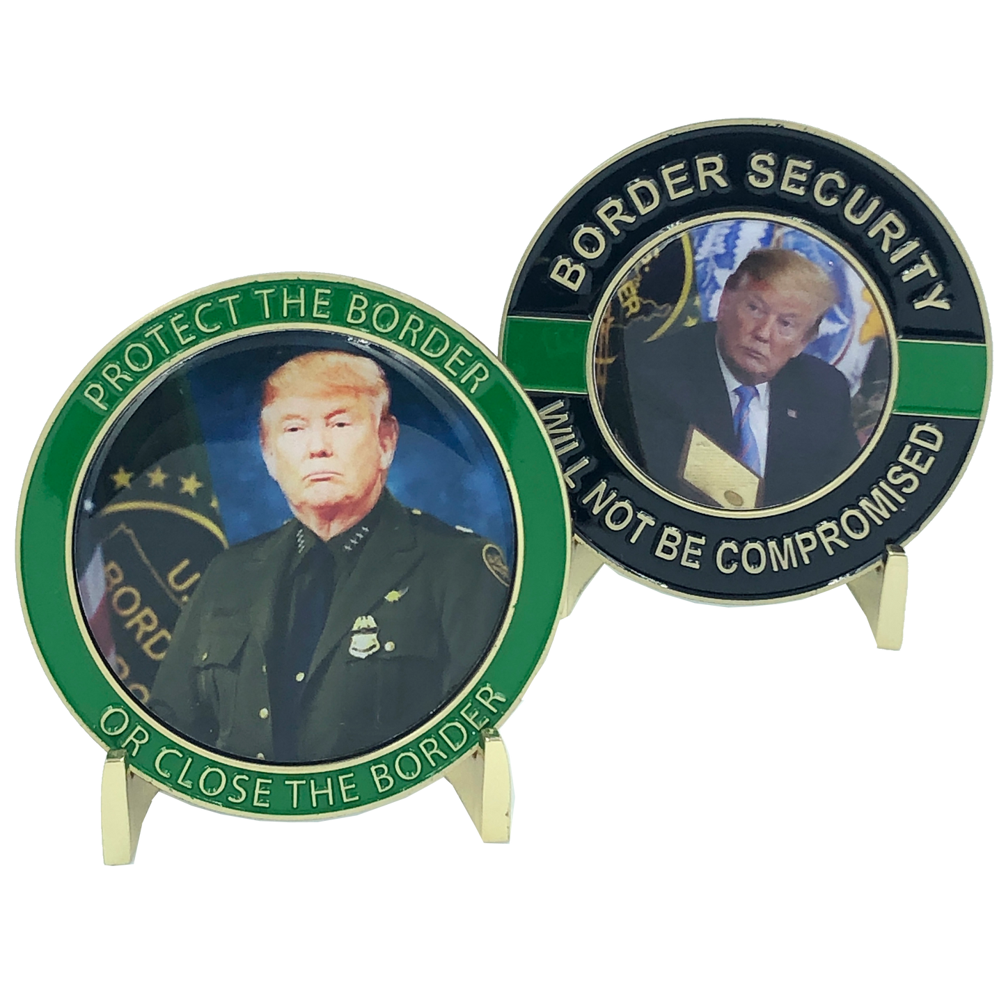 K-011 Trump Border Patrol Challenge Coin CBP