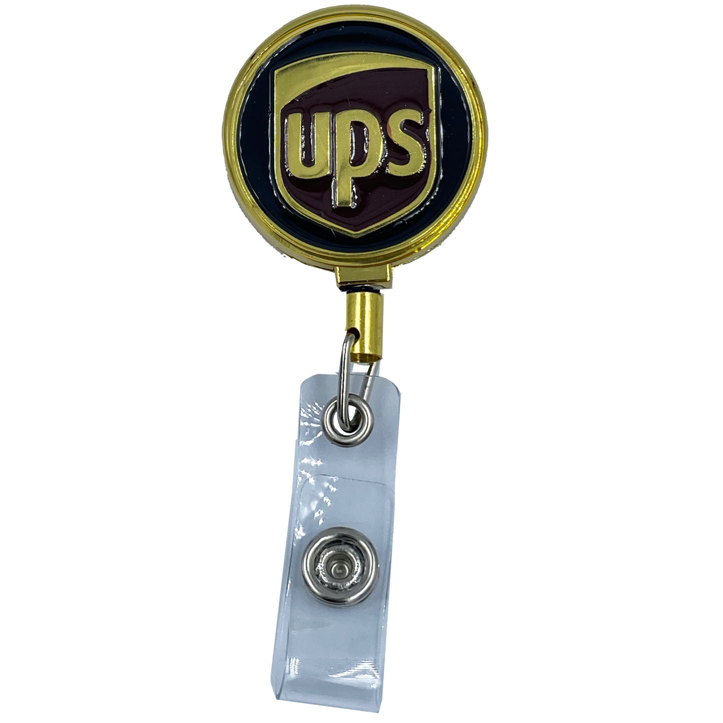 BL11-012 UPS Metal ID Reel retractable Card Holder