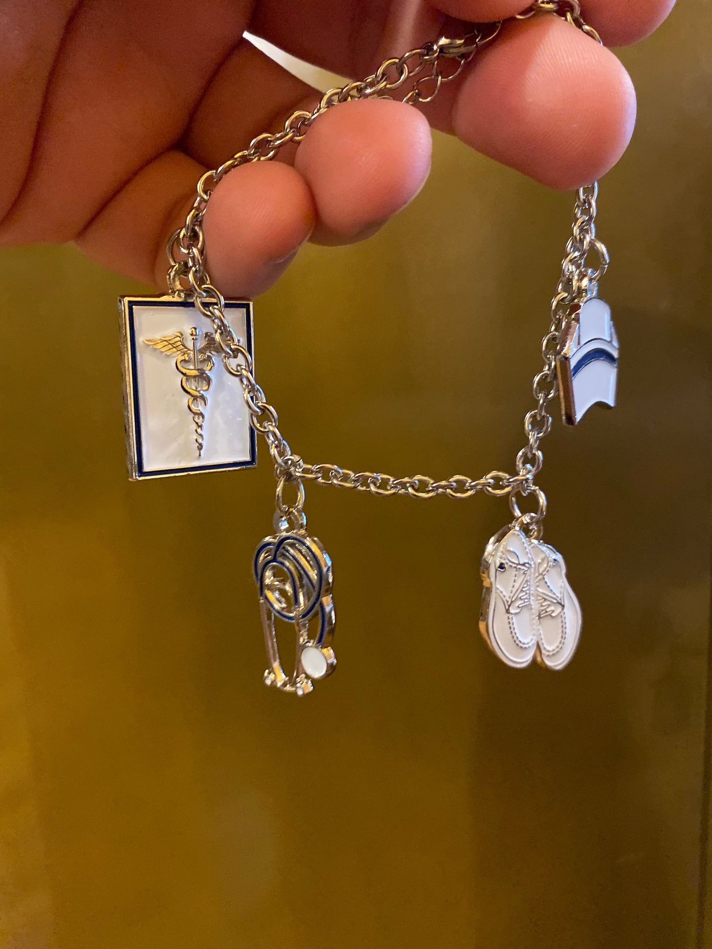 DD-017 Nurse Charm Bracelet RN BSN Nursing