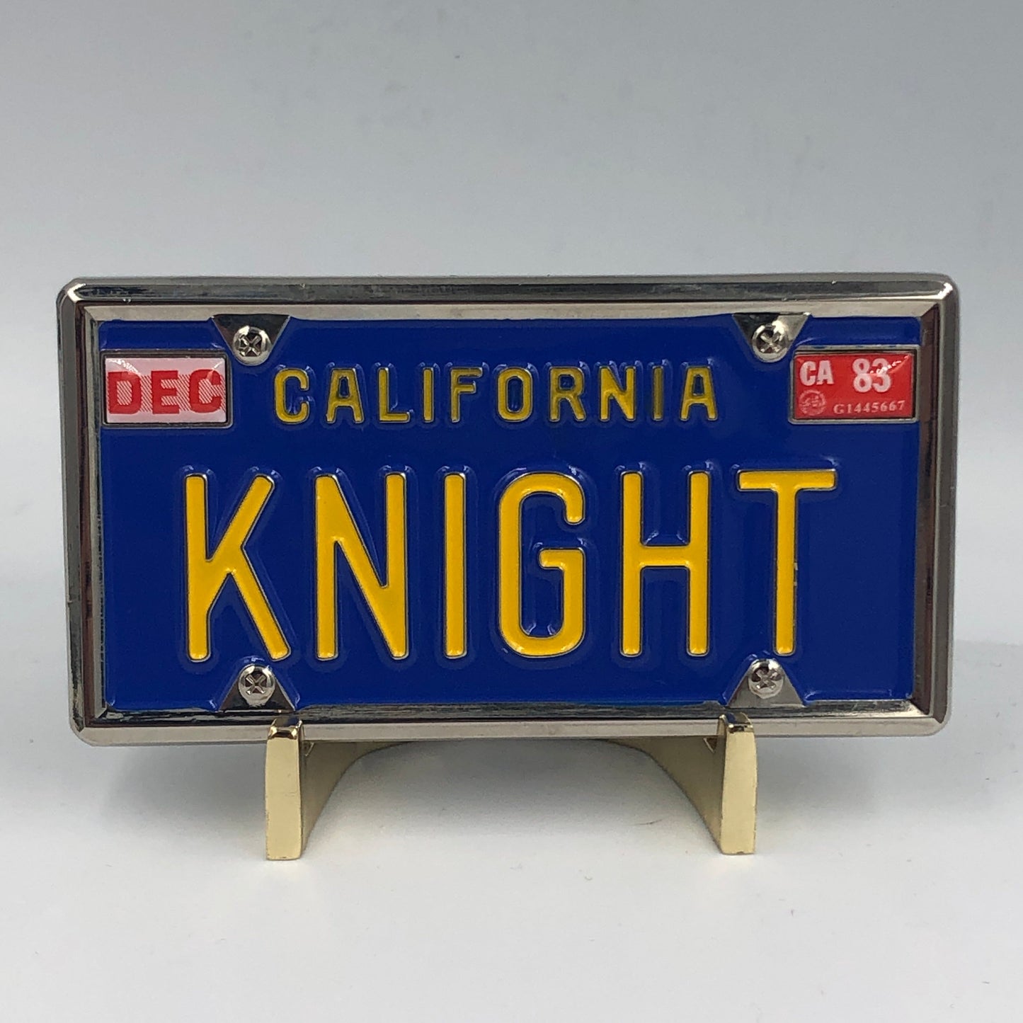 KK-020 Magnet Knight Rider KITT License Plate