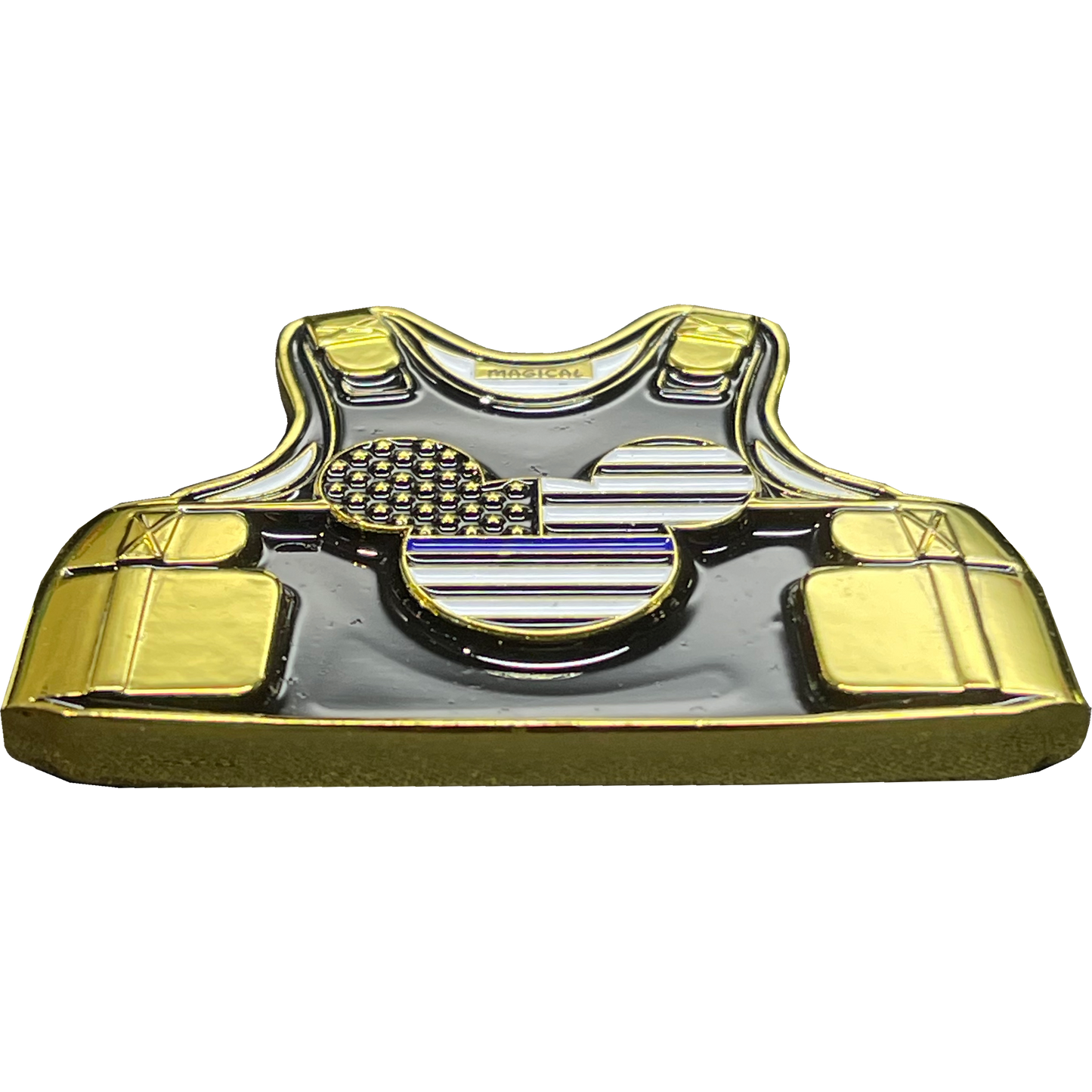 BL15-002 Thin Blue Line Mouse Park Security Challenge Coin