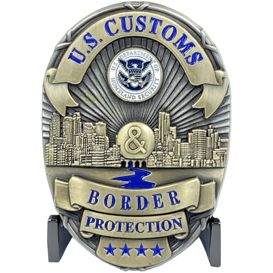 K-013 Fun CBP Officer Challenge Coin Mashup Officer CBPO Field Operations Field Ops