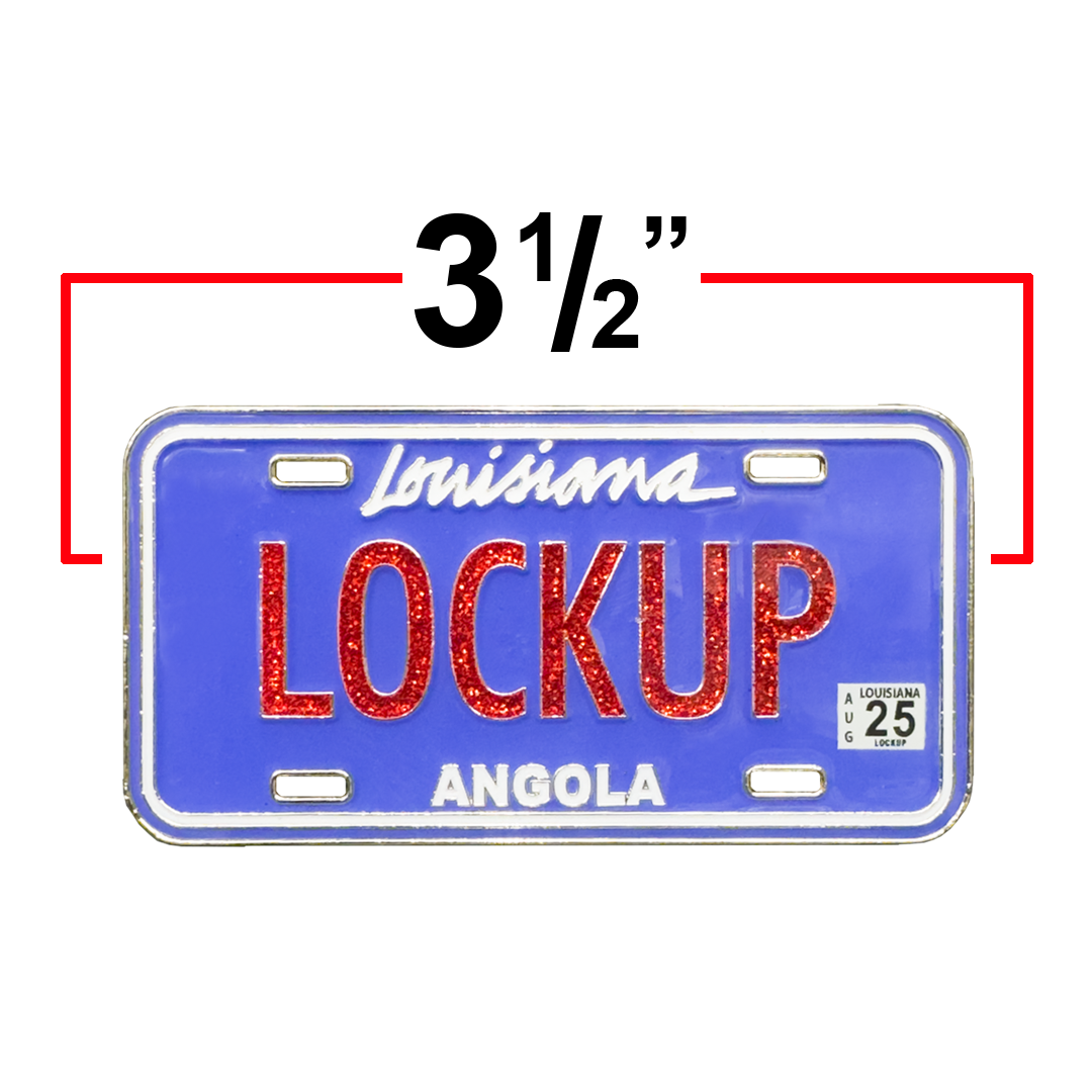 CL-XX Angola ICE Detention Center License Plate Challenge Coin USMS FBI HSI BP OFO