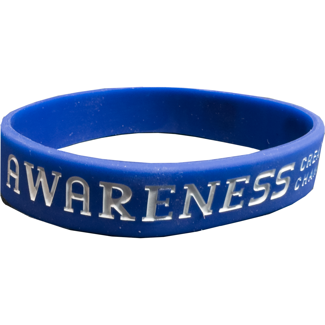 Autism Awareness inspirational Puzzle Piece Create Awareness Silicon Bracelet (BLUE)