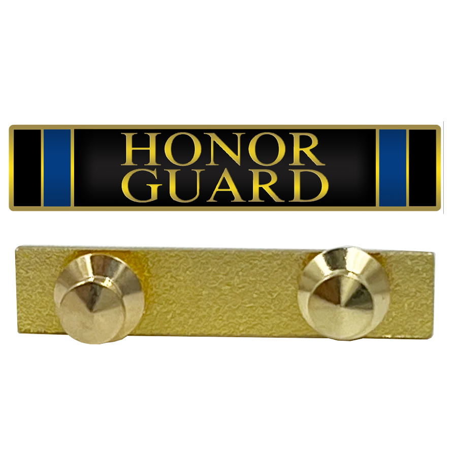 BL18-22 Honor Guard commendation bar pin Thin Blue Line Police Uniform LAPD BPD NYPD CBP and more