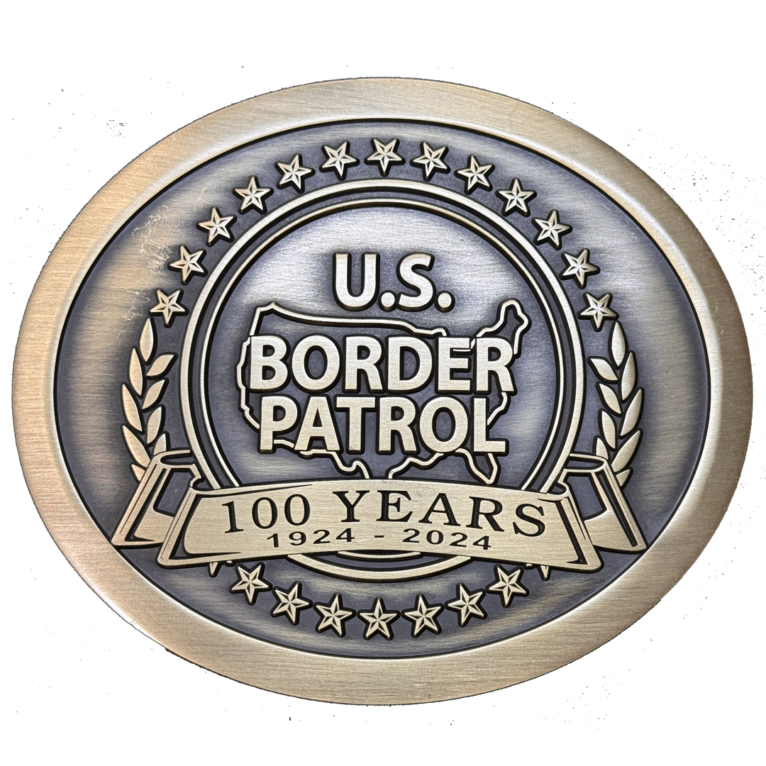ZB2-006 Border Patrol Agent 100th Anniversary Centennial Belt Buckle BPA Border Patrol Agent