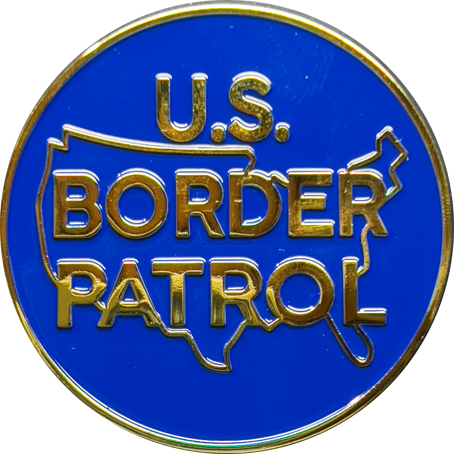 GL15-002 Border Patrol Agent NO ME JODAS challenge coin thin green line CBP Honor First