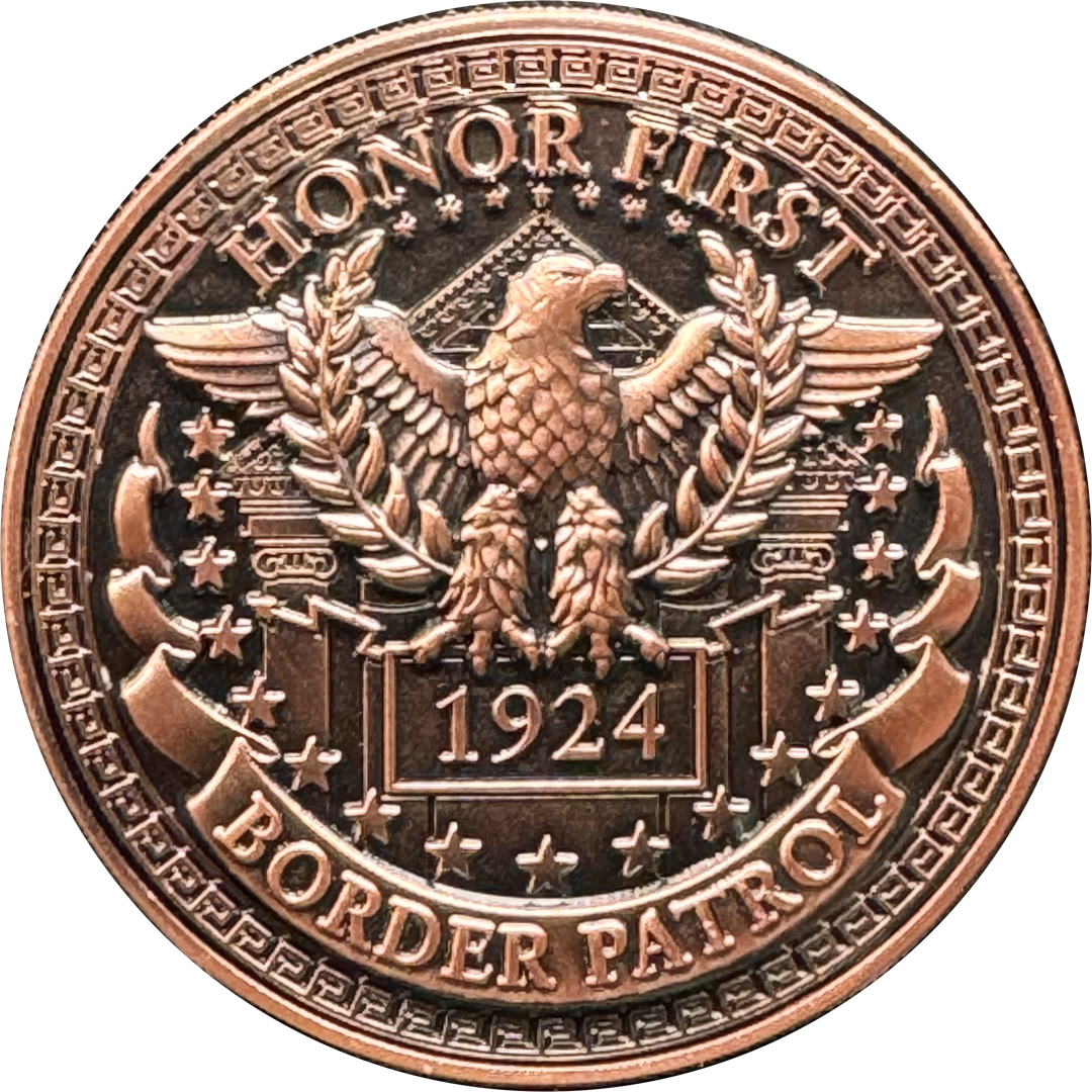 BL13-017 Border Patrol Agent Honor First Challenge Coin Veni Vidi Vici