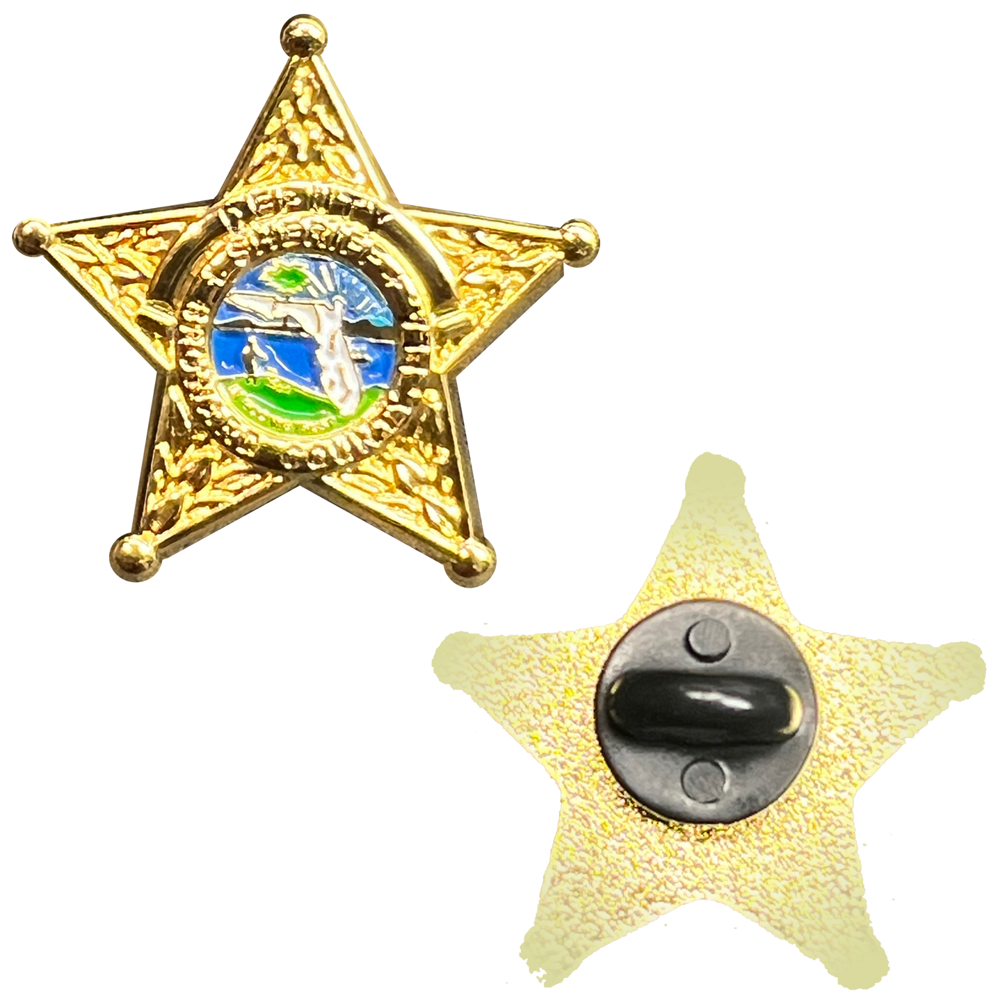 PBX-009-B BSO Deputy Sheriff Broward Sheriff's Office Police Lapel Pin Broward County Florida