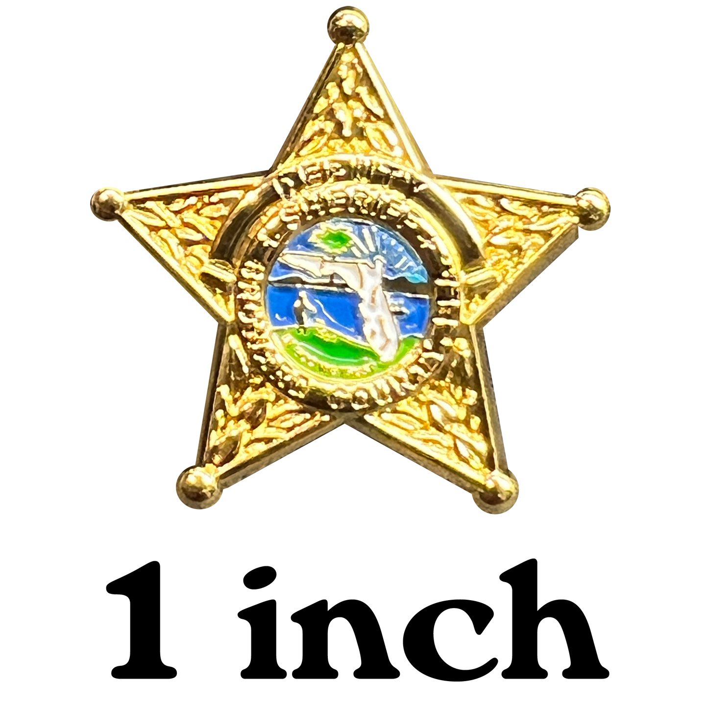 PBX-009-B BSO Deputy Sheriff Broward Sheriff's Office Police Lapel Pin Broward County Florida
