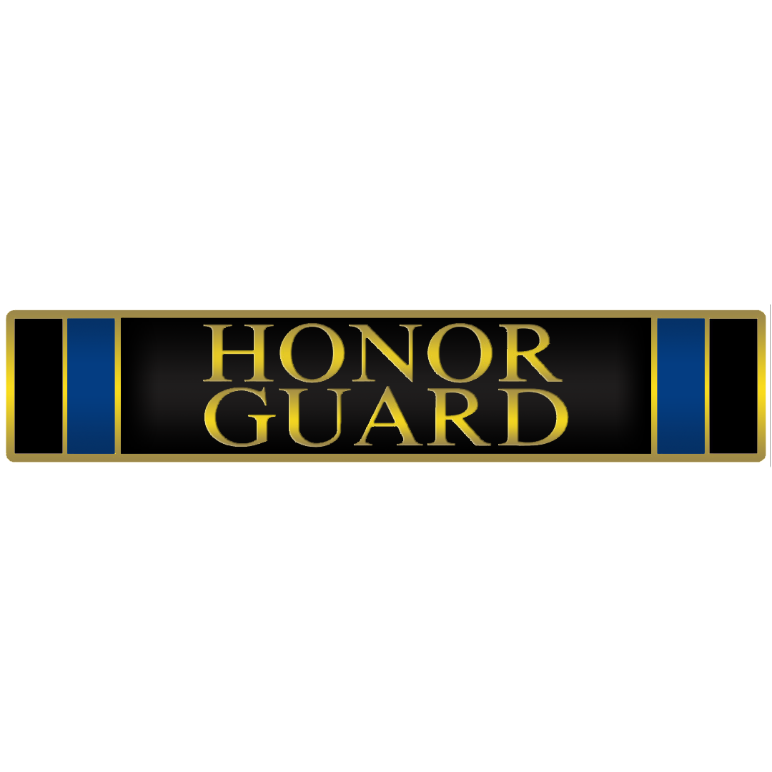 BL18-22 Honor Guard commendation bar pin Thin Blue Line Police Uniform LAPD BPD NYPD CBP and more