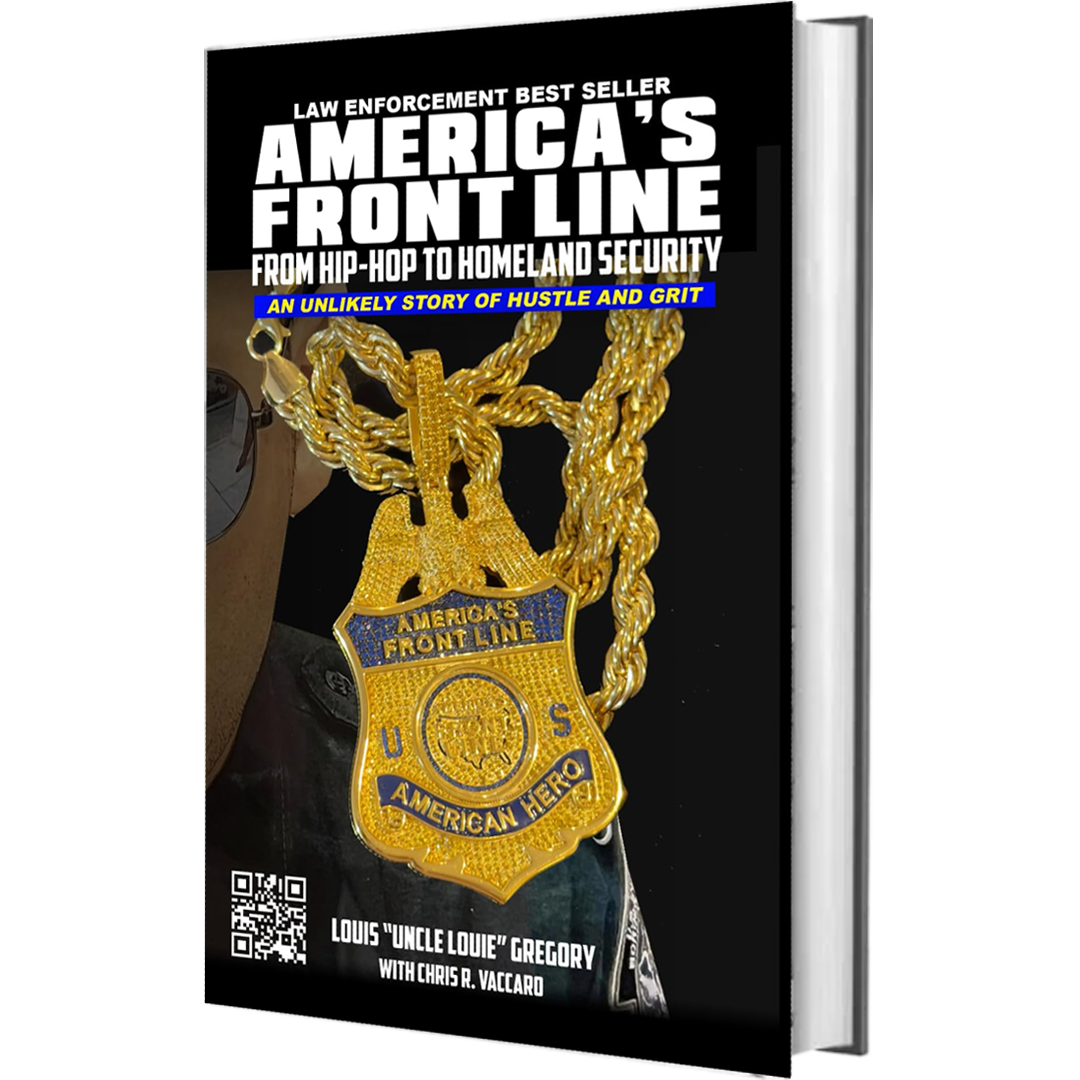 Autographed copy of Best Selling Law Enforcement Autobiography America's Front Line
